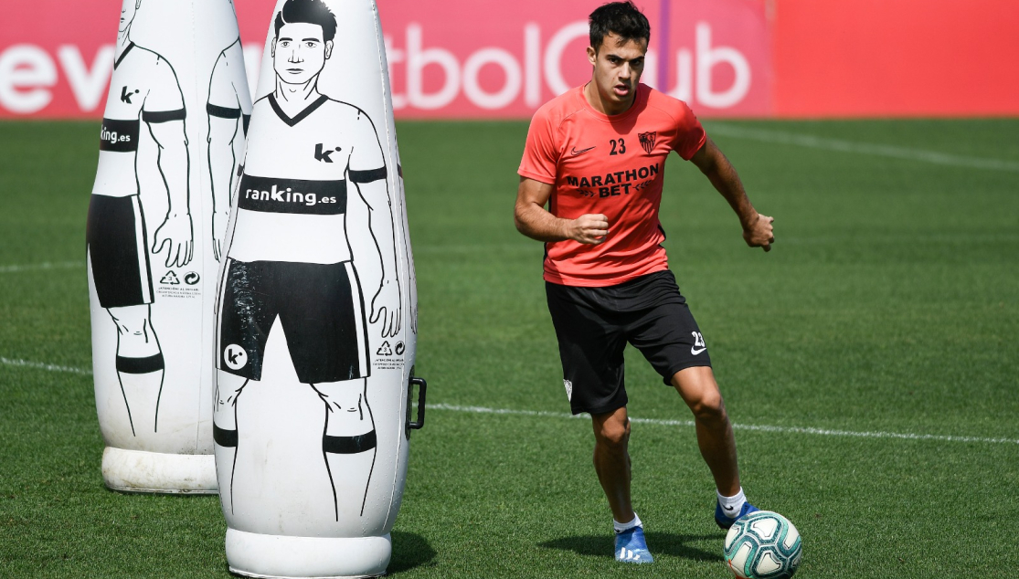 Reguilón, en el entrenamiento del viernes 15 de mayo